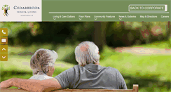 Desktop Screenshot of cedarbrookofnorthville.com